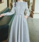 Vestido Midi Retrô