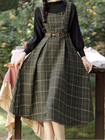 Vestido Xadrez Vintage
