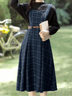 Vestido Xadrez Vintage